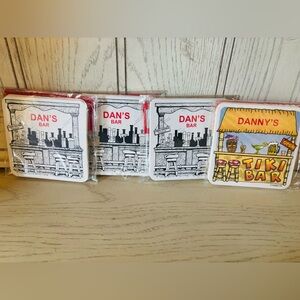 Dan’s Bar coasters